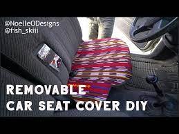 Removable Car Seat Cover Diy