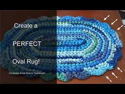 oval rag rug from fabric by naztazia
