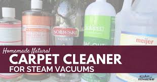 carpet cleaner for steam vacuums