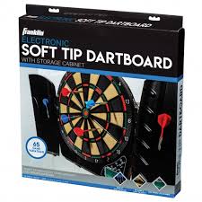 electronic dartboard with soft tip