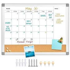 Umtiti Monthly Calendar Dry Erase White