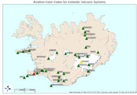 Islandia is a city located in the county of suffolk in the u.s. Aviation Colour Code Map Volcanic Eruptions Icelandic Meteorological Office