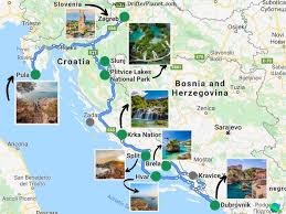 Croatia zagreb maps croatian map islands dalmatia croatiatraveller road kvarner karlovac destinations. Ultimate Croatia Road Trip Itinerary Top Places To Visit Map Tips Drifter Planet