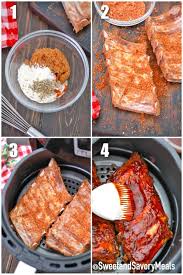 air fryer pork ribs recipe sweet and