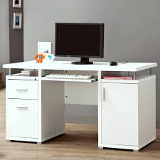 Floating desks are great for smaller home offices where space is a priority. Modern Floating Top Design Home Office White Computer Desk With Drawers And Cabinet On Sale Overstock 14066780