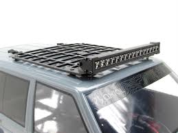 Gear Head Rc 1 10 Scale Jeep Xj Slim Line Roof Rack With Light Bar Mount