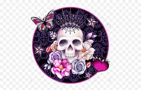 Skull Flower Themes Live Wallpapers