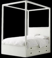 Emerson black metal canopy queen size frame bed. Avalon 3 Drawer Storage Canopy Bed Waxed White Queen Decorist