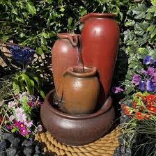 Tranquillity 3 Pouring Urns Traditional