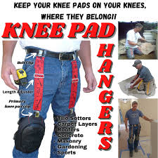 knee pad hangers knee pads