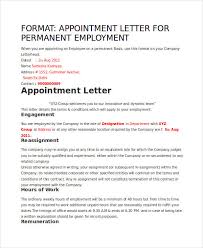 55 Appointment Letter Examples Samples Pdf Doc Examples