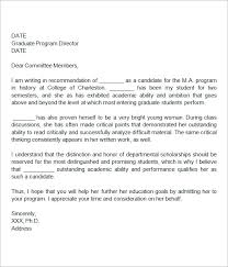 sample recommendation letter for internship completion format        recommendation letter for graduate school from supervisor