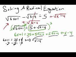 Algebra Solving An Equation Containing