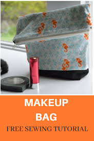 easy sewing tutorial makeup bag on