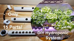 diy hydroponic system with 15 parts