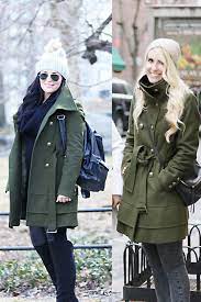 Olive Green Winter Coat