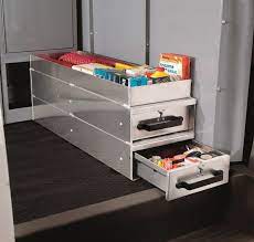 aluminum slide drawer storage units