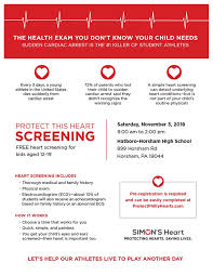 free heart screening for kids