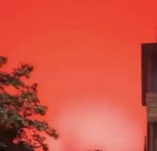 Zhoushan Red Sky Video Goes Viral Blood ...