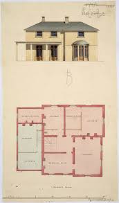 Chamber Floor Plan And Side Elevation