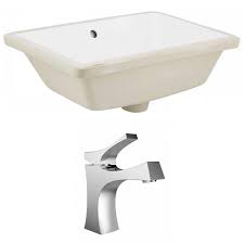 rectangle undermount sink set