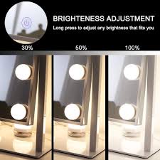 Chende Hollywood Style Lighted Vanity Mirror With Dimmable Led Bulbs Chende Hollywood Vanity Mirror