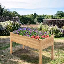 Wooden Raised Vegetable Garden Bed