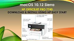 The printer is a multifunction device with the ability to not only print and scan, but also copy documents from the original. Hp Officejet Pro 7740 Download Install Software Using The Hp Easy Start On Macos 10 12 Sierra Youtube