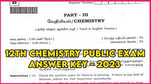 12th chemistry public exam answer key