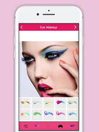 eye makeup photo editor on the app