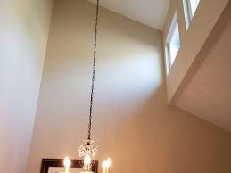 Chandelier On An Extra Vaulted Ceiling