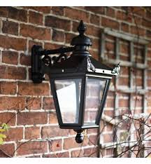 Black Victorian Hanging Wall Lantern