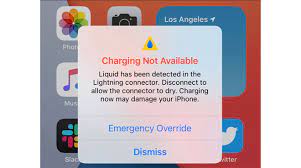 Wait for at least 30 minutes before using your device again. Ios 14 Emergency Override Allows Charging Even When Liquid Is Detected Appleinsider