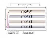 radiant tubing layout the garage journal