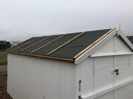 how to install shed roof felt step by
