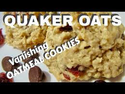 oatmeal cookies quaker oats vanishing