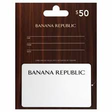 The gift card may be redeemed for merchandise at any gap, old navy, banana republic, or athleta location, including outlet and factory stores. Baker S Banana Republic 50 Gift Card 1 Count