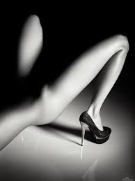 Sensual legs in high heels - Johan Swanepoel