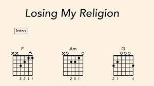 losing my religion by r e m on guitar