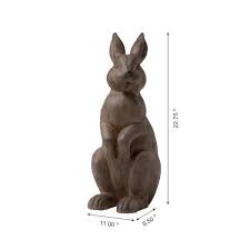 Glitzhome 22 75 Standing Rabbit Statue