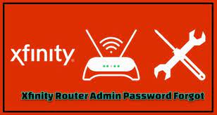 xfinity router admin pword forgot