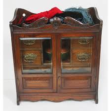 an edwardian smokers cabinet and