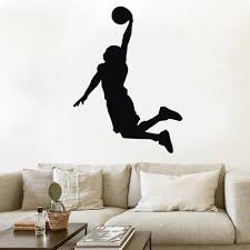Basketball Removable Art Vinyl Mural