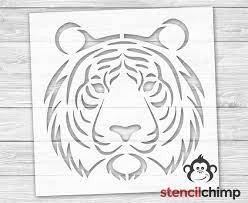 Tiger Stencil Jungle Animal Stencil