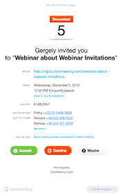 best webinar invitation email exles