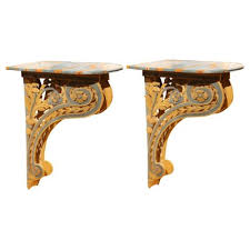 Lacquer Wall Mounted Console Tables
