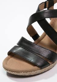 Women Sandals Gabor Wedge Sandals Schwarz Gabor Shoes Size
