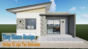 tiny house design 50 sqm two bedrooms