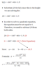 Word Problems Involving Quadratic Equations