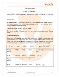 cl 11 notes cbse chemistry chapter 3
